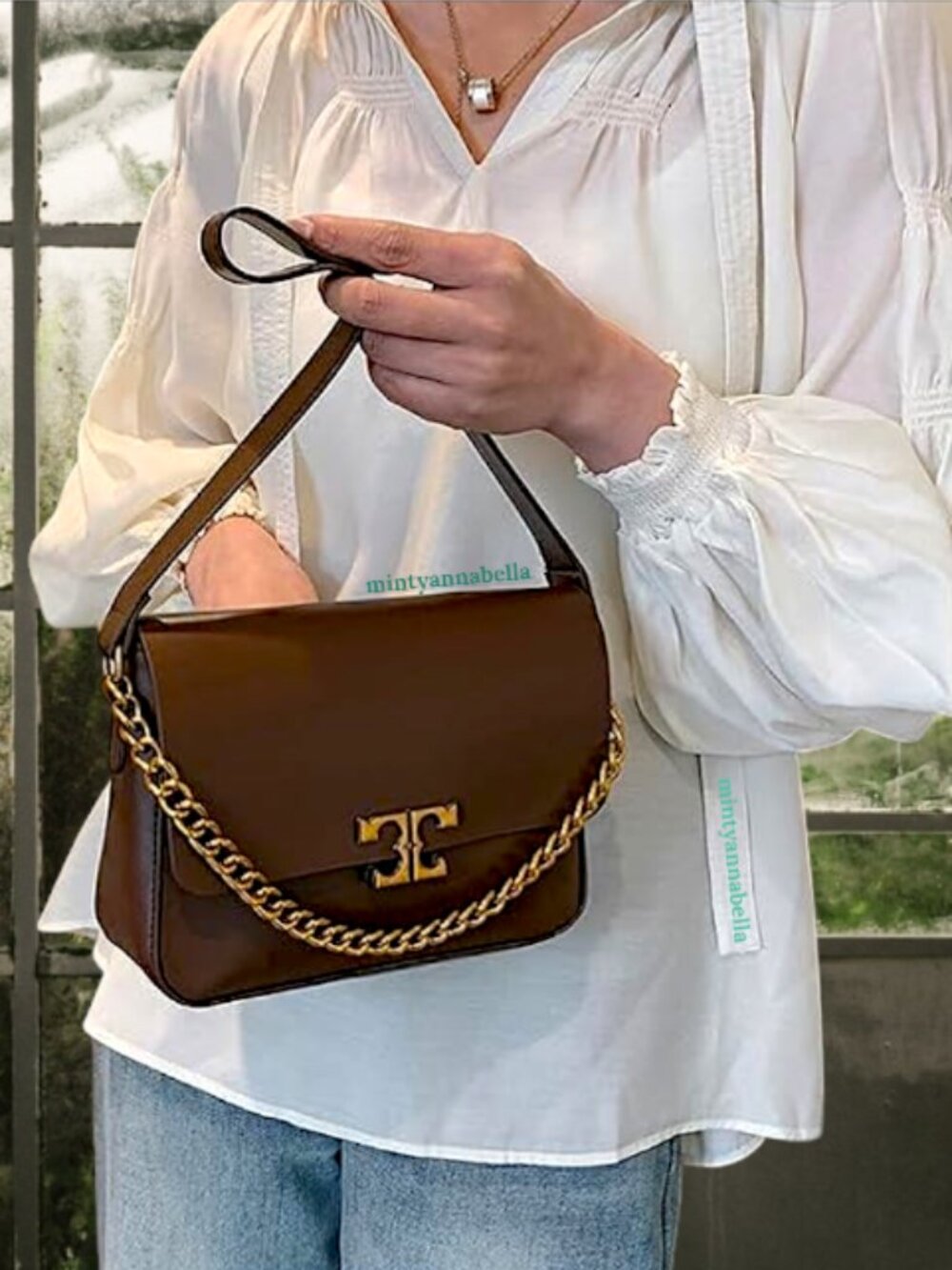 Espresso Chain Bag